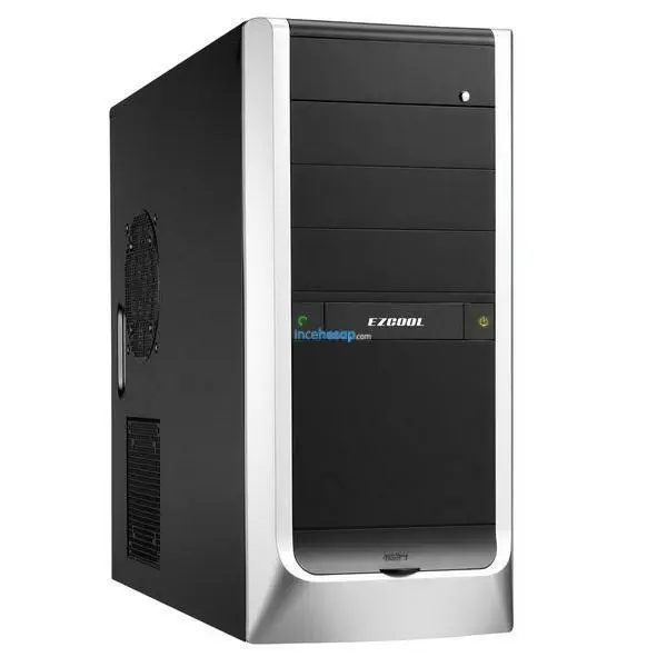 EZCOOL H-601D ATX GÜMÜŞ/SİYAH KASA 300W/350W
