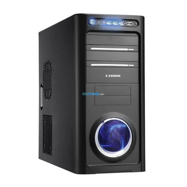 EZCOOL H-770B Atx Siyah 12C Fan+mavi Led Kasa 420W P