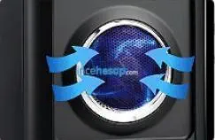 EZCOOL H-770B Atx Siyah 12C Fan+mavi Led Kasa 420W P