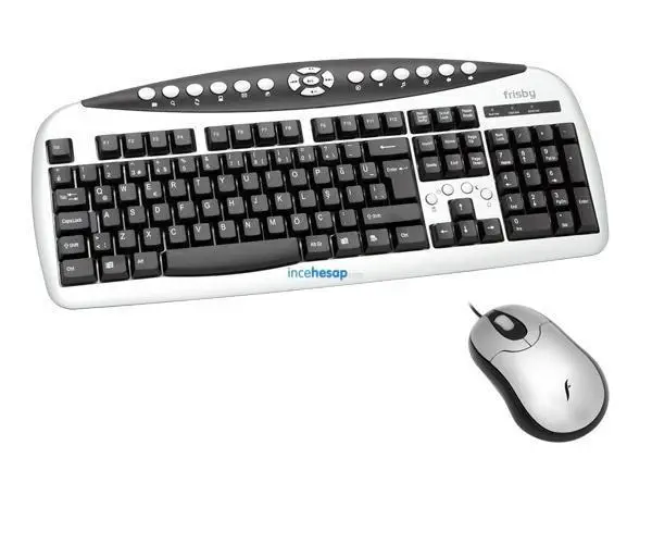 Frisby FK-071QU USB Gümüş Klavye Mouse Set