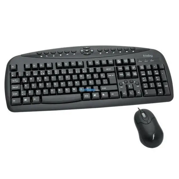 FRISBY FK-072QP KLAVYE MOUSE PS/2 SİYAH SET