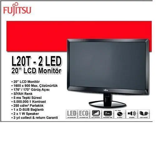 Fujitsu  L20T-2 20 inch Led Monitör