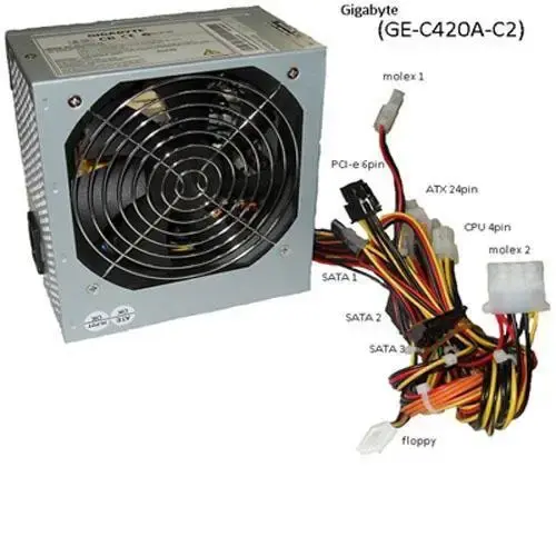 GIGABYTE GE-C420A-C2 AKTİF PFC POWER SUPPLY 420W