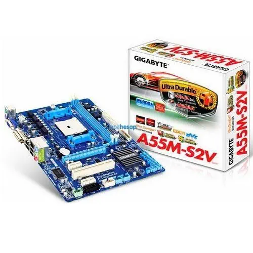 GIGABYTE A55M-S2V AMD FM1 DDR3 S+V+GL mATX