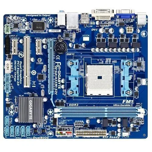 GIGABYTE A55M-S2V AMD FM1 DDR3 S+V+GL mATX