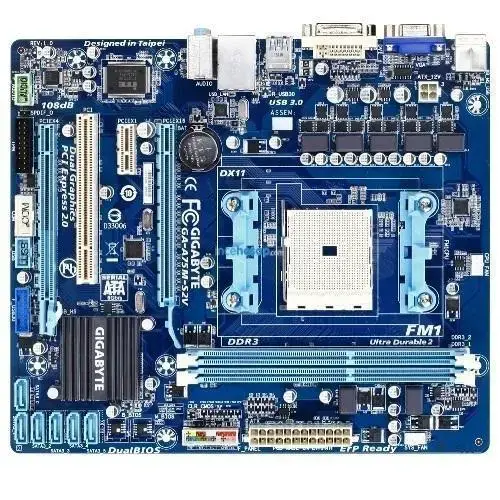 GIGABYTE A75M-S2V AMD FM1 DDR3 S+V+GL mATX