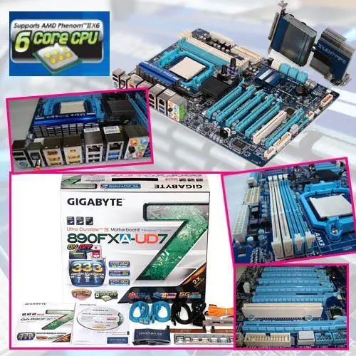 GIGABYTE 890FXA-UD7 AMD AM3 DDR3 GLAN+SATA2 16X