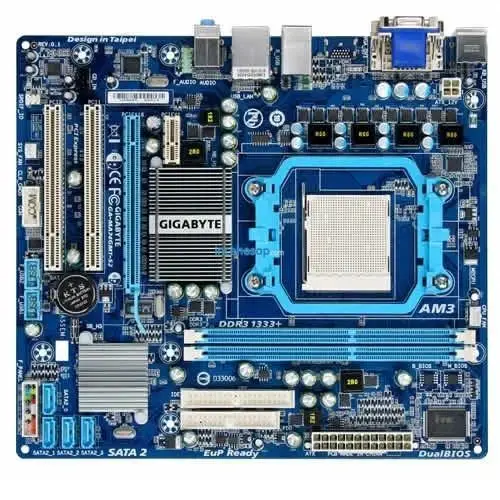 GIGABYTE MA74GMT-S2 AMD AM3/2+/2 DDR3 VGA+SATA+GLN