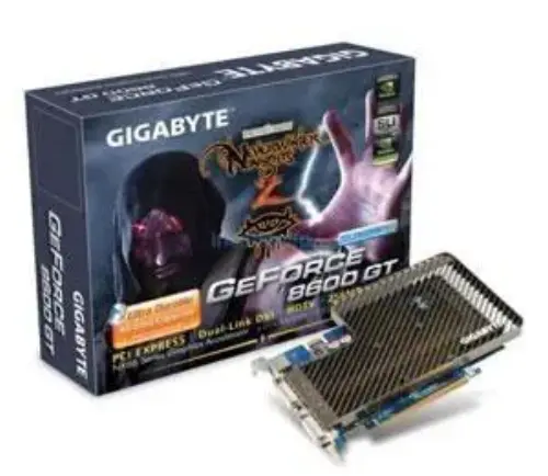 GIGABYTE 8600GT(128Bit)256 DDR3 TV OUT DVI 16X