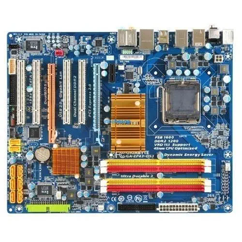 GIGABYTE EP43-DS3 P43 DDR2 GLAN+SATA 16X