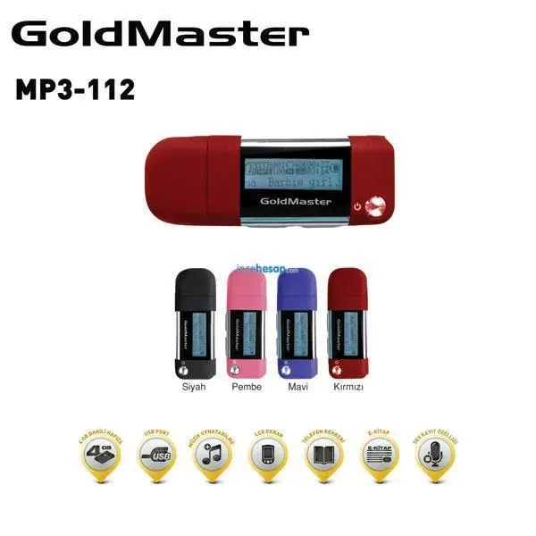 Goldmaster MP3-112 MP3 Player Mavi