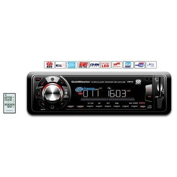 GOLDMASTER MP3-3070-SİYAH USB TEYP/RADYO