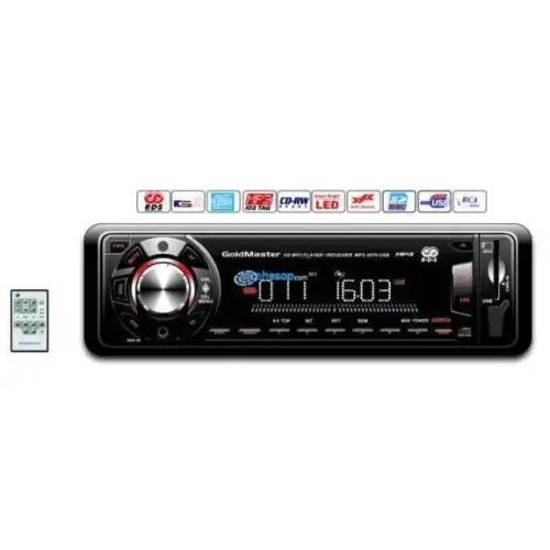 GOLDMASTER MP3-3070-SİYAH USB TEYP/RADYO