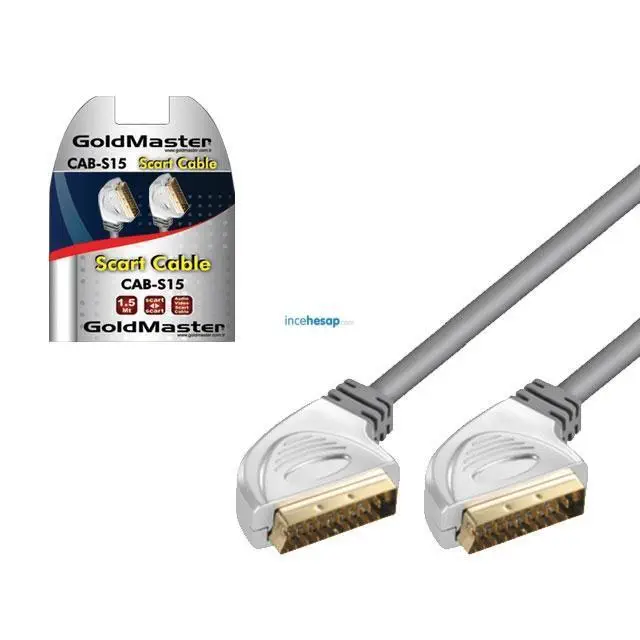GOLDMASTER CAB-S15 SCART KABLO