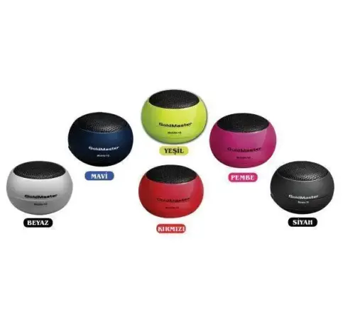 GOLDMASTER MOBILE-10-S MP3 MİNİ CEP HOPARLÖR SİYAH 