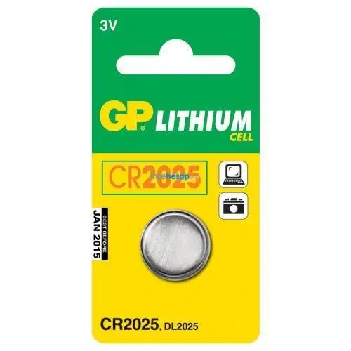 GP CR2025 3V LITYUM PARA KARTELA PİL - incehesap.com