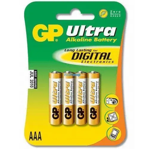GP GP24AU-2U4 ULTRA ALKALİN AAA KALEM PİL(4LÜ)LR03