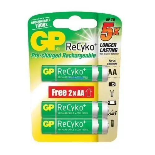 GP RECYKO AA  KALEM PİL 4+2 PROMOSYONLU
