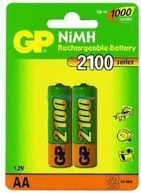 GP 2100 mAh Ni-MH AA ŞARJLI KALEM PİL(2Lİ BLİSTER)
