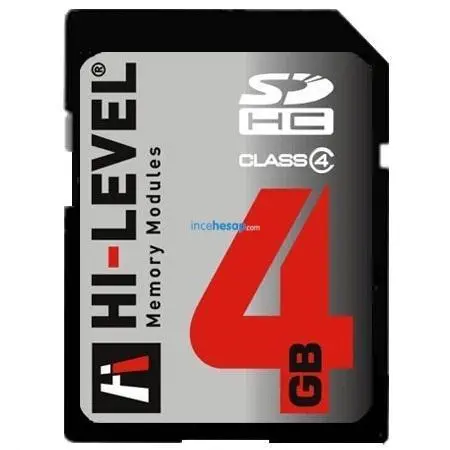 4 GB SDHC Class 4 Secure Digital Card Hi-Level