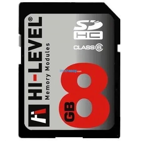 8 GB SDHC Class 6 Secure Digital Card Hi-Level