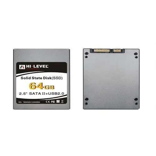 64 GB 2.5 SSD SATA2+USB 125-80 MB/S HI-LEVEL