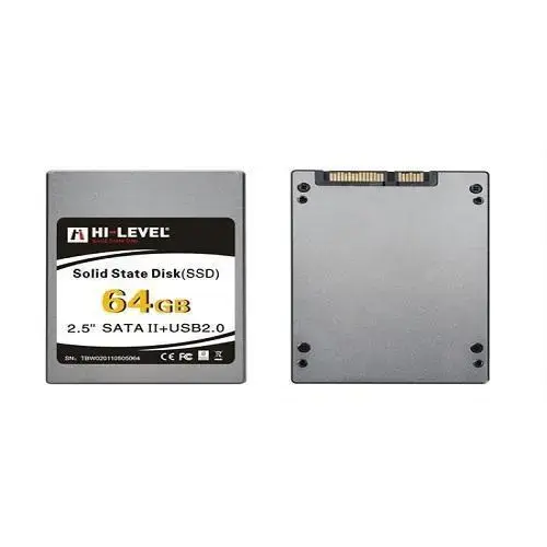 64 GB 2.5 SSD SATA2+USB 125-80 MB/S HI-LEVEL