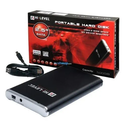 HI-LEVEL 500 GB (2.5) DISK SİYAH