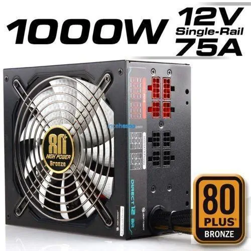HİGH POWER DİRECT12 80PLUS BRONZE P.SUPPLY 1000W