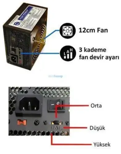 HIGH POWER HPC-350-112 POWER SUPPLY 350W