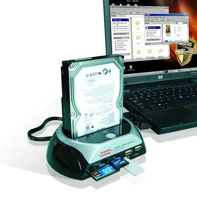 Hiper C1 3550EC Combo E-Sata Docking Station Cardread
