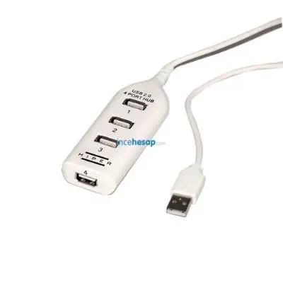 HIPER UH42 USB ÇOKLAYICI 4 PORT USB 2.0 BEYAZ