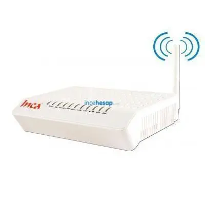 Inca IM-214NX 4 Port 150Mbps  Kablosuz ADSL2/2+Modem