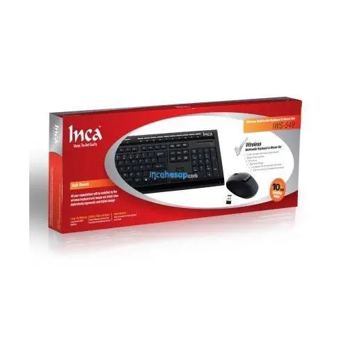 Inca IWS-549W Nano  Kablosuz Q Mm Klavye Set USB