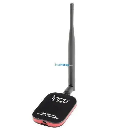 Inca IUWA-150M 150Mbps Kablosuz Antenli USB Adaptör