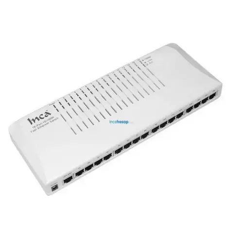 INCA INW-16PW 16 PORT 10/100/200 SWITCH