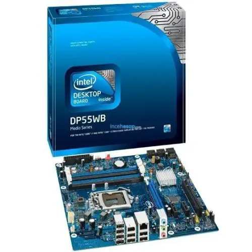INTEL DP55WB DDR3 GLAN SATA 16x Soket 1156 - BLK