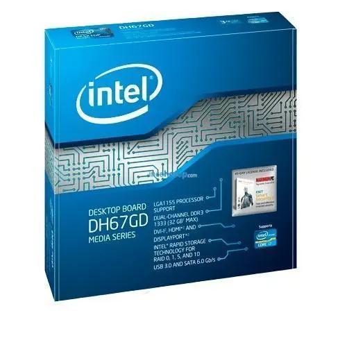 INTEL DH67GD H67 DDR3 GLAN+SATA+DVI-I+HDMI+DP 16X