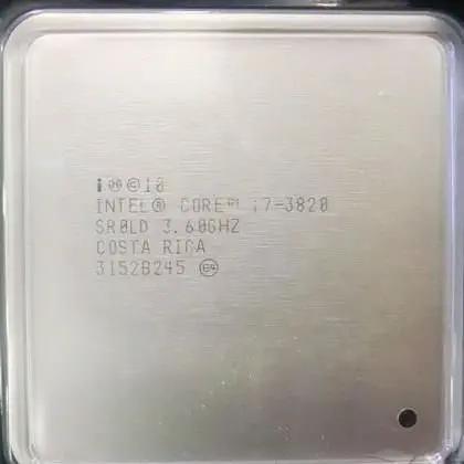 Intel Core i7 3820 3.60 GHz 10 mb 2011p