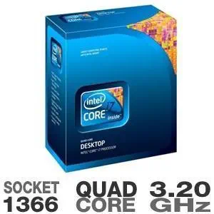 INTEL CORE I7 970 3.20GHz 4.8GT/s 12MB 64BIT 1366