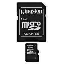 Kingston 4 Gb MicroSD (SD Adaptörlü) Card
