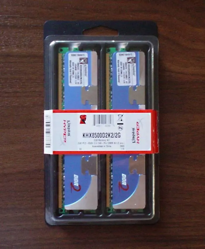 KINGSTON 4 GB CL5 HYPERX DDR2 1066 MHzKIT (2x2GB)