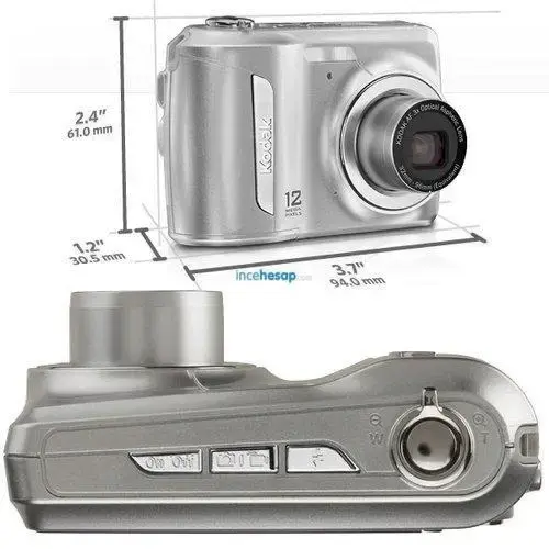 KODAK EASYSHARE C143 12MP 3XOPT 2.7LCD GÜMÜŞ