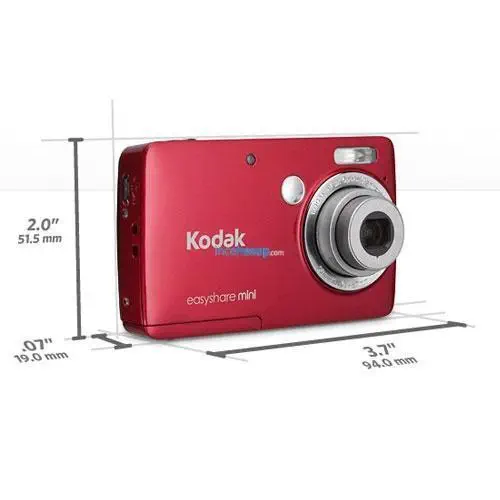 KODAK EASYSHARE MİNİ KIRMIZI DİJİTAL FOTOĞRAF MAKİNESİ 10 MP