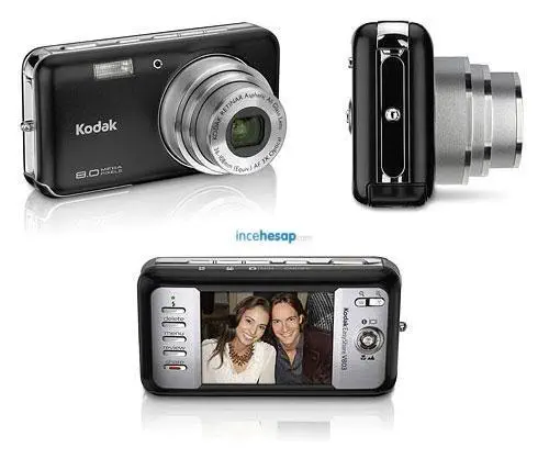 KODAK V803-S SİYAH 8.0 MP DİJİTAL FOTOĞRAF MAKİNASI