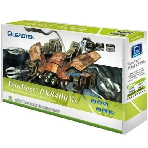 LEADTEK PX8400GS (64Bit)1GB DDR3 DVI HDMI 16X