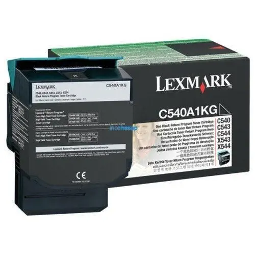 LEXMARK C540A1KG SİYAH TONER (C540/C543/C544)2,5K