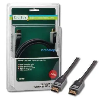 Dıgıtus DB-229568 - HDMI Bağlantı Kablosu 2 Metre - Altin Kaplama
