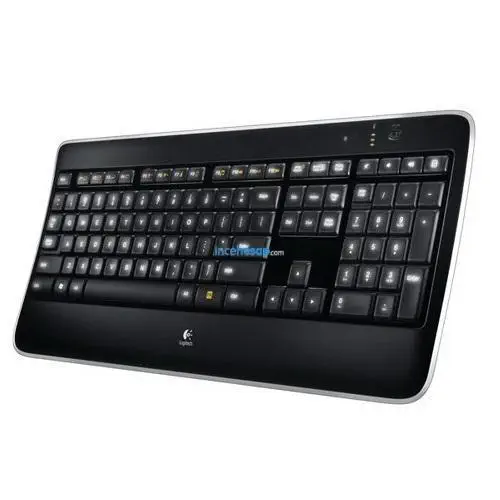 LOGITECH K800 KABLOSUZ ISIKLI KLAVYE Q MM TR SİYAH