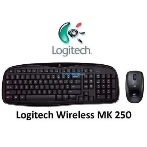 LOGITECH MK250 KABLOSUZ SET MM Q TR USB SİYAH